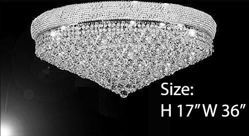 Flush French empire crystal chandelier Empire Tall foyer 