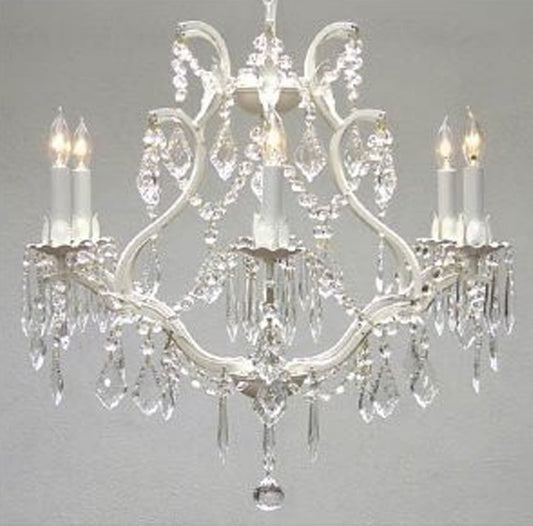 Rod iron and crystal chandeliers chandelier large with crystals wrought