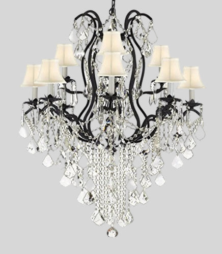 Wrought Iron Crystal Chandelier Lighting&nbsp;