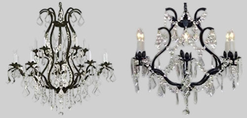 Wrought Iron Chandelier Crystal Chandeliers Lighting