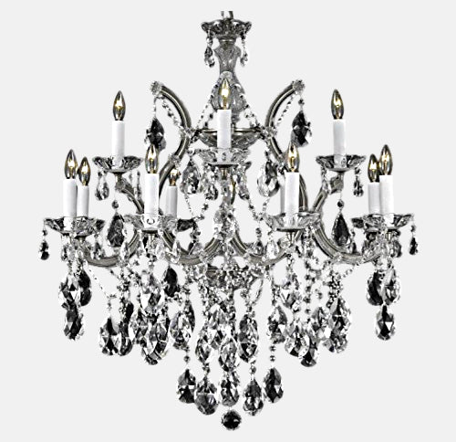 Maria Theresa Crystal Chandelier Lighting Chandeliers Dressed With Diamond Cut Crystal