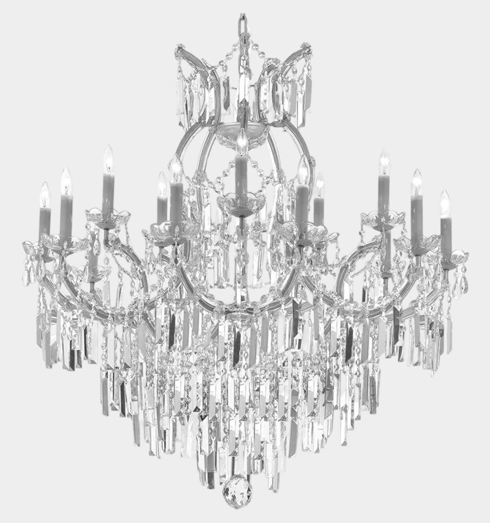 Maria Theresa Chandelier Crystal Lighting Chandeliers with Optical Quality Fringe Prisms!