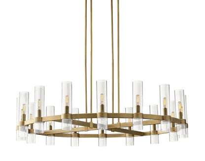 Varella round chandelier Enhance Your Space with Elegance Varella Round Chandelier 48" Vintage Barn Metal Chandelier, Perfect for Industrial Loft Rustic Lighting in the Living Room, Dining Room, Foyer, Entryway, Family Room, and More