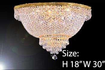 Flush Basket Empire Crystal Chandelier Lighting